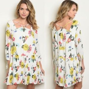 Floral print dress